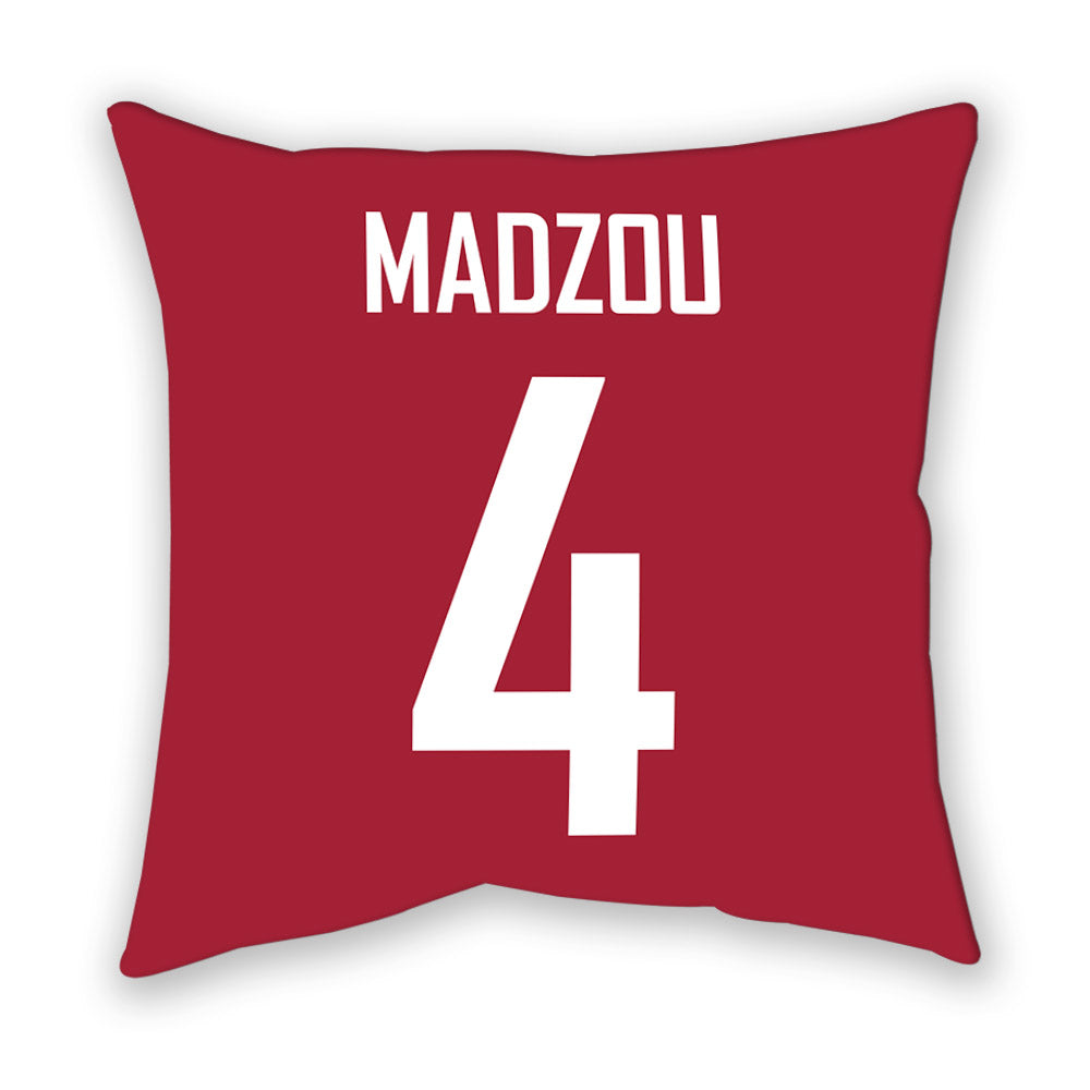 WSU - NCAA Men's Basketball : Brunel Madzou - Pillow-1