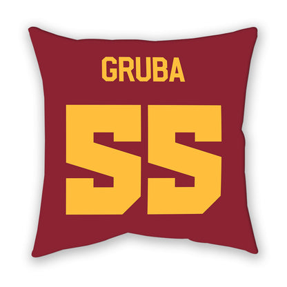 Minnesota - NCAA Men's Ice Hockey : Leo Gruba - Pillow-1