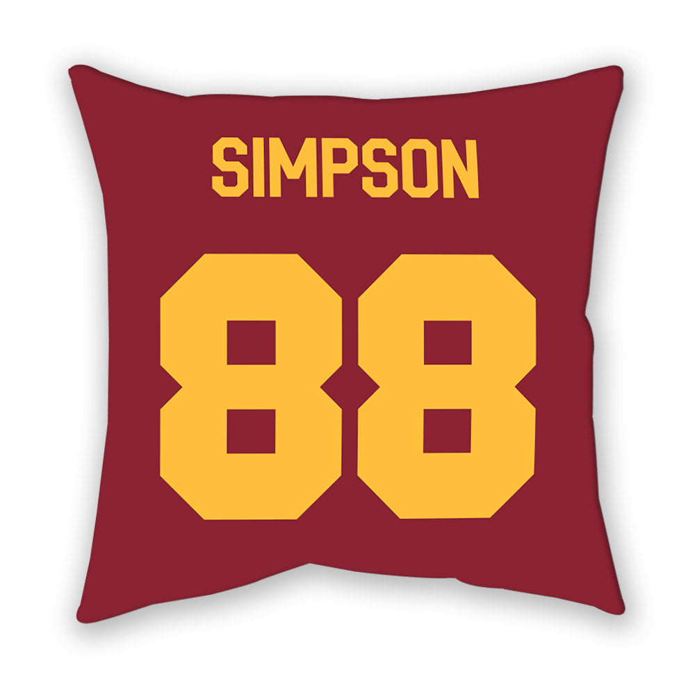 Minnesota - NCAA Football : Jacob Simpson - Pillow-1