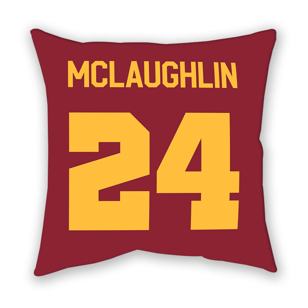 Minnesota - NCAA Men's Ice Hockey : Finn McLaughlin - Pillow-1