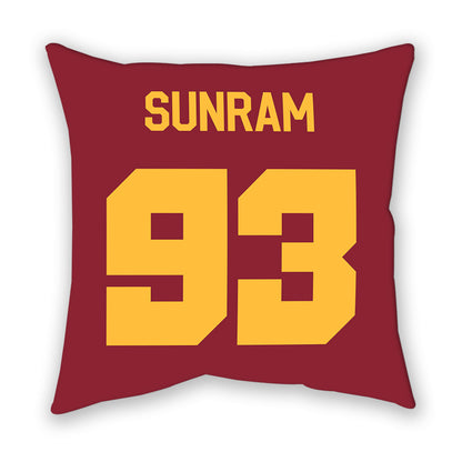Minnesota - NCAA Football : Riley Sunram - Pillow-1