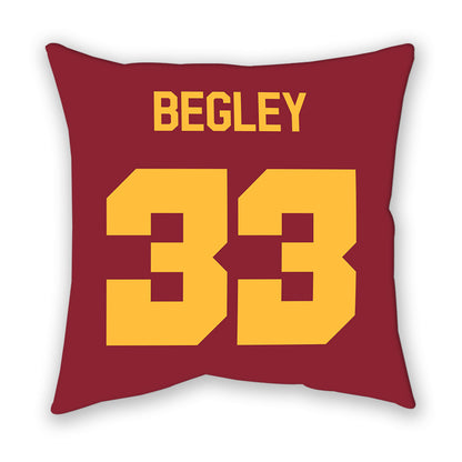 Minnesota - NCAA Men's Ice Hockey : Axel Begley - Pillow-1