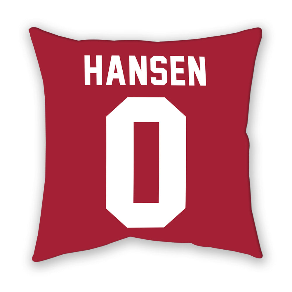 Oklahoma - NCAA Men's Basketball : Jake Hansen - Pillow-1