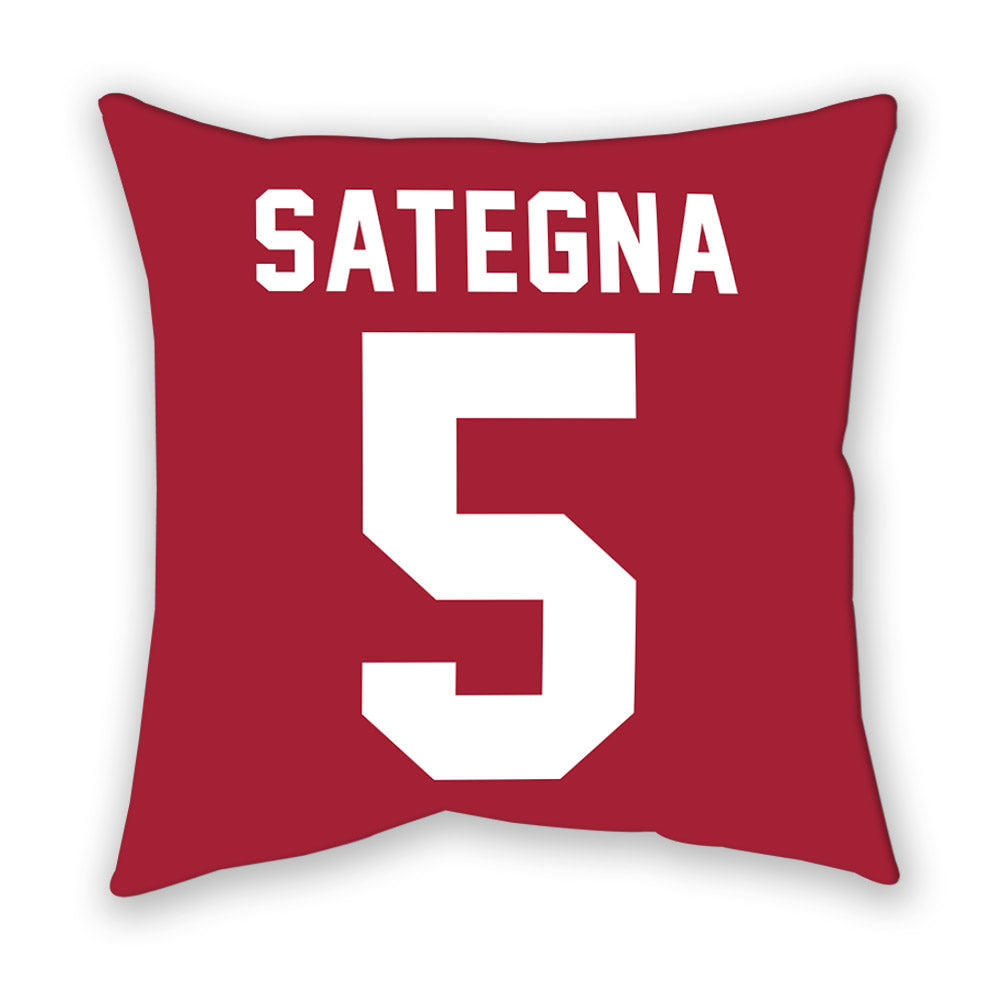 Oklahoma - NCAA Football : Isaiah Sategna - Pillow-1