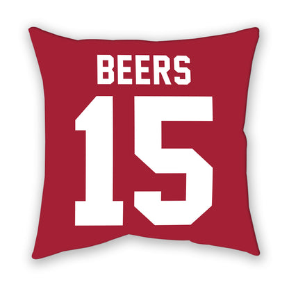 Oklahoma - NCAA Women's Basketball : Raegan Beers - Pillow-1