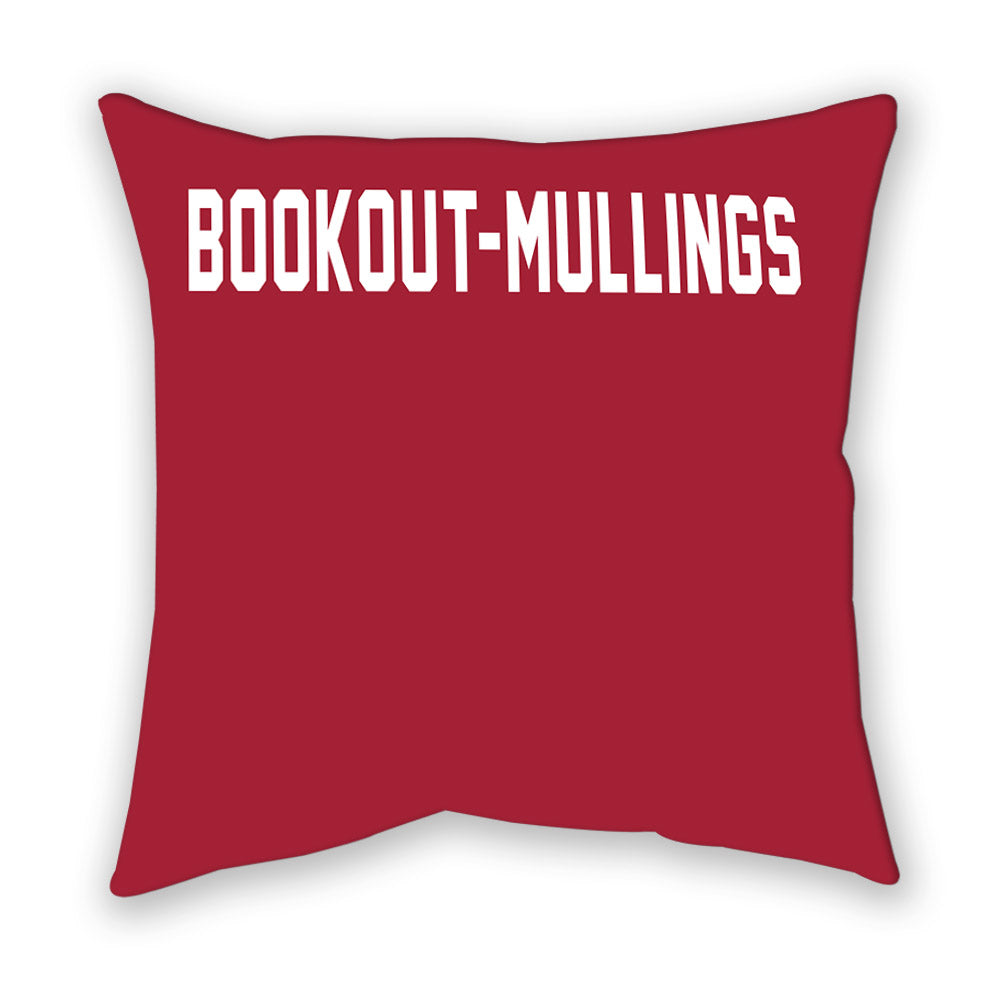 Oklahoma - NCAA Women's Track & Field : Maggie Bookout-Mullings - Pillow-1
