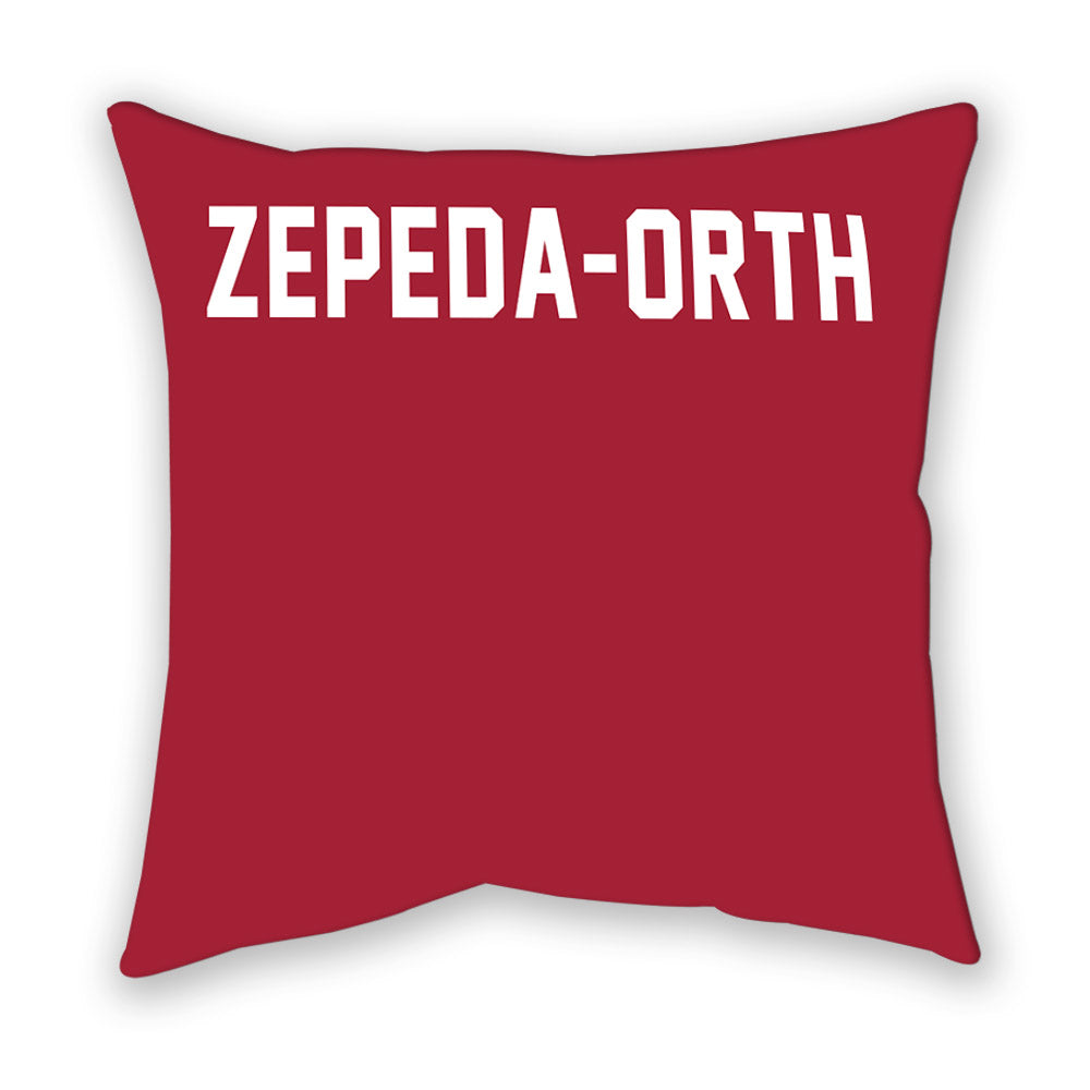 Oklahoma - NCAA Men's Gymnastics : Brandon Zepeda-Orth - Pillow-1