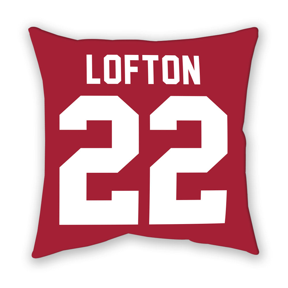 Oklahoma - NCAA Women's Basketball : Keziah Lofton - Pillow-1