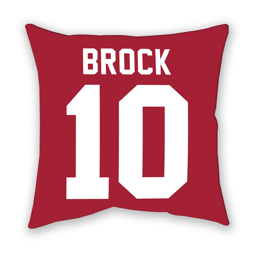 Oklahoma - NCAA Baseball : Brendan Brock - Pillow-1