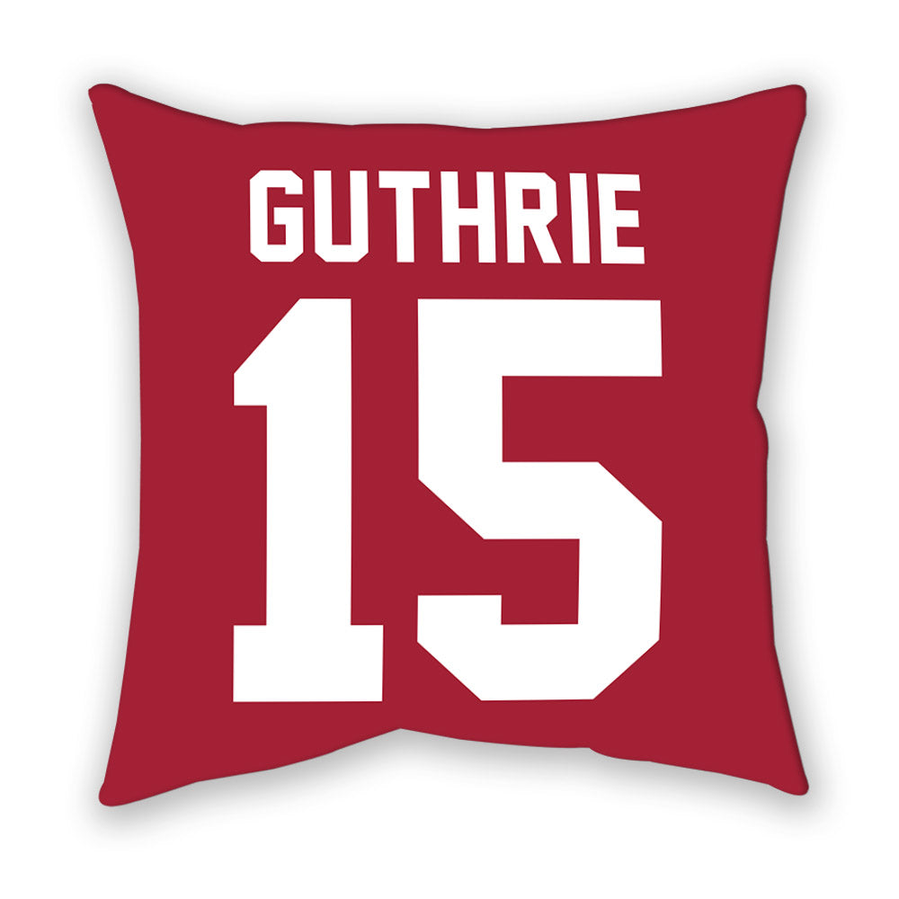 Oklahoma - NCAA Women's Soccer : Aly Guthrie - Pillow-1