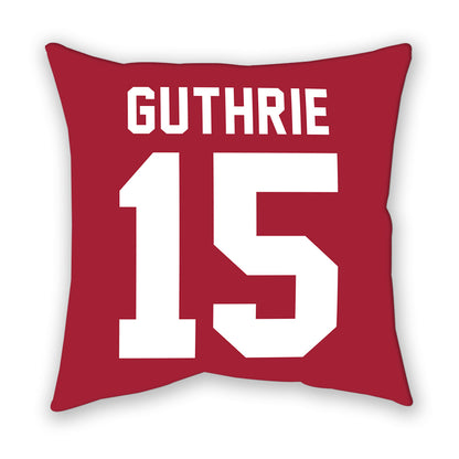 Oklahoma - NCAA Women's Soccer : Aly Guthrie - Pillow-1