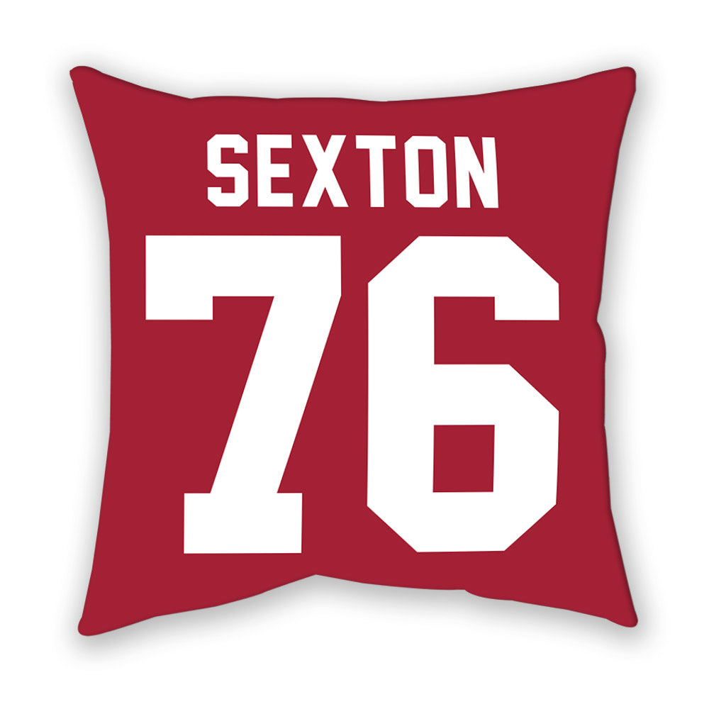 Oklahoma - NCAA Football : Jacob Sexton - Pillow-1