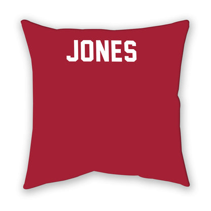 Oklahoma - NCAA Men's Track & Field : Connor Jones - Pillow-1