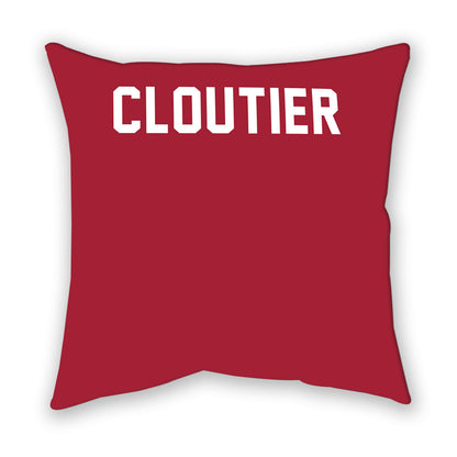 Oklahoma - NCAA Women's Track & Field : Emily Cloutier - Pillow-1