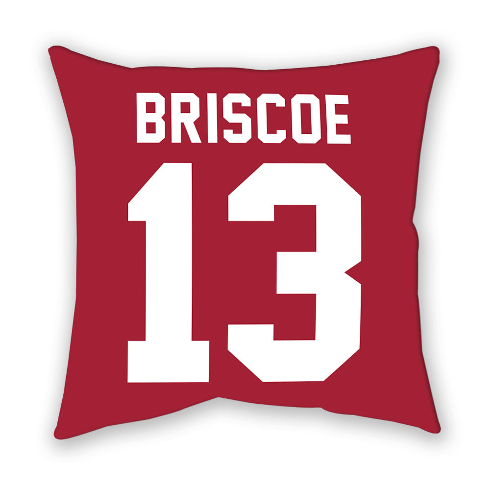 Oklahoma - NCAA Women's Soccer : Kylie Briscoe - Pillow-1