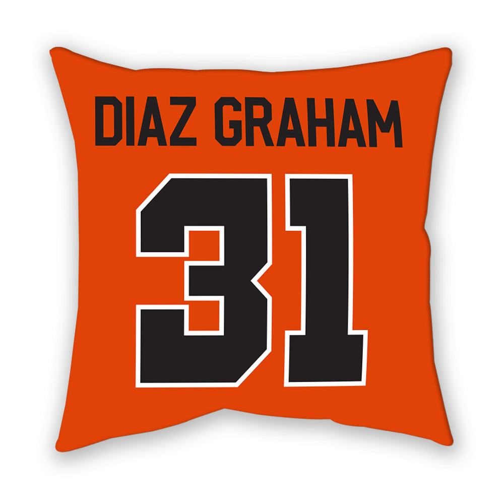 Oregon State - NCAA Men's Basketball : Jorge Diaz Graham - Pillow-1