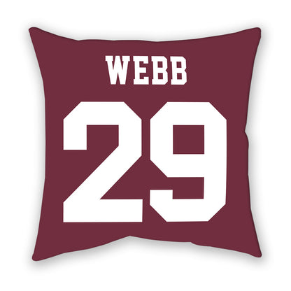 Mississippi State - NCAA Baseball : Maddox Webb - Pillow-1