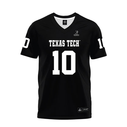 Texas Tech - NCAA Football : Jacob Rodriguez - Heisman Black Premium Football Jersey-0