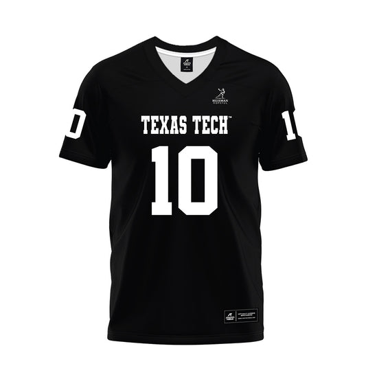 Texas Tech - NCAA Football : Jacob Rodriguez - Heisman Black Premium Football Jersey-0