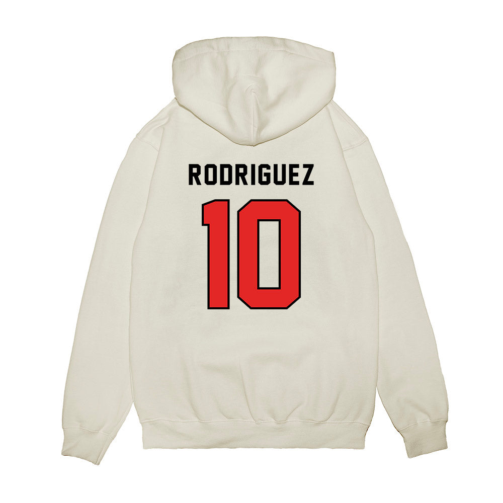 Texas Tech - NCAA Football : Jacob Rodriguez - Heisman Premium Hooded Sweatshirt-1