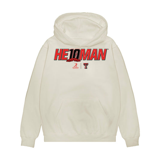 Texas Tech - NCAA Football : Jacob Rodriguez - Heisman Premium Hooded Sweatshirt-0