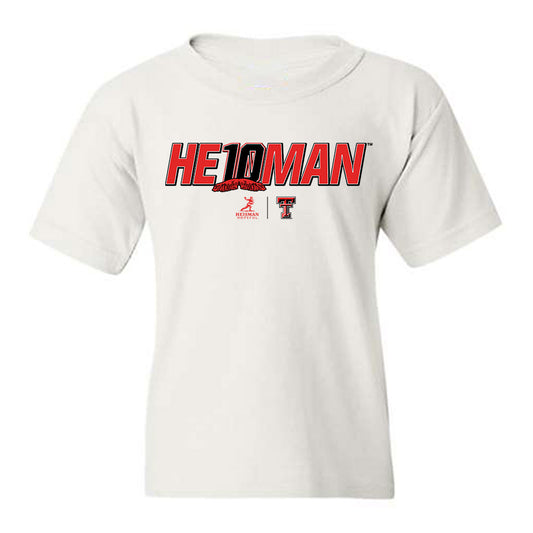 Texas Tech - NCAA Football : Jacob Rodriguez - Heisman Youth T-Shirt-0
