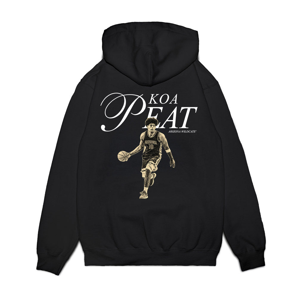 Arizona - NCAA Men's Basketball : Koa Peat - Legacy Premium Hooded Sweatshirt-1