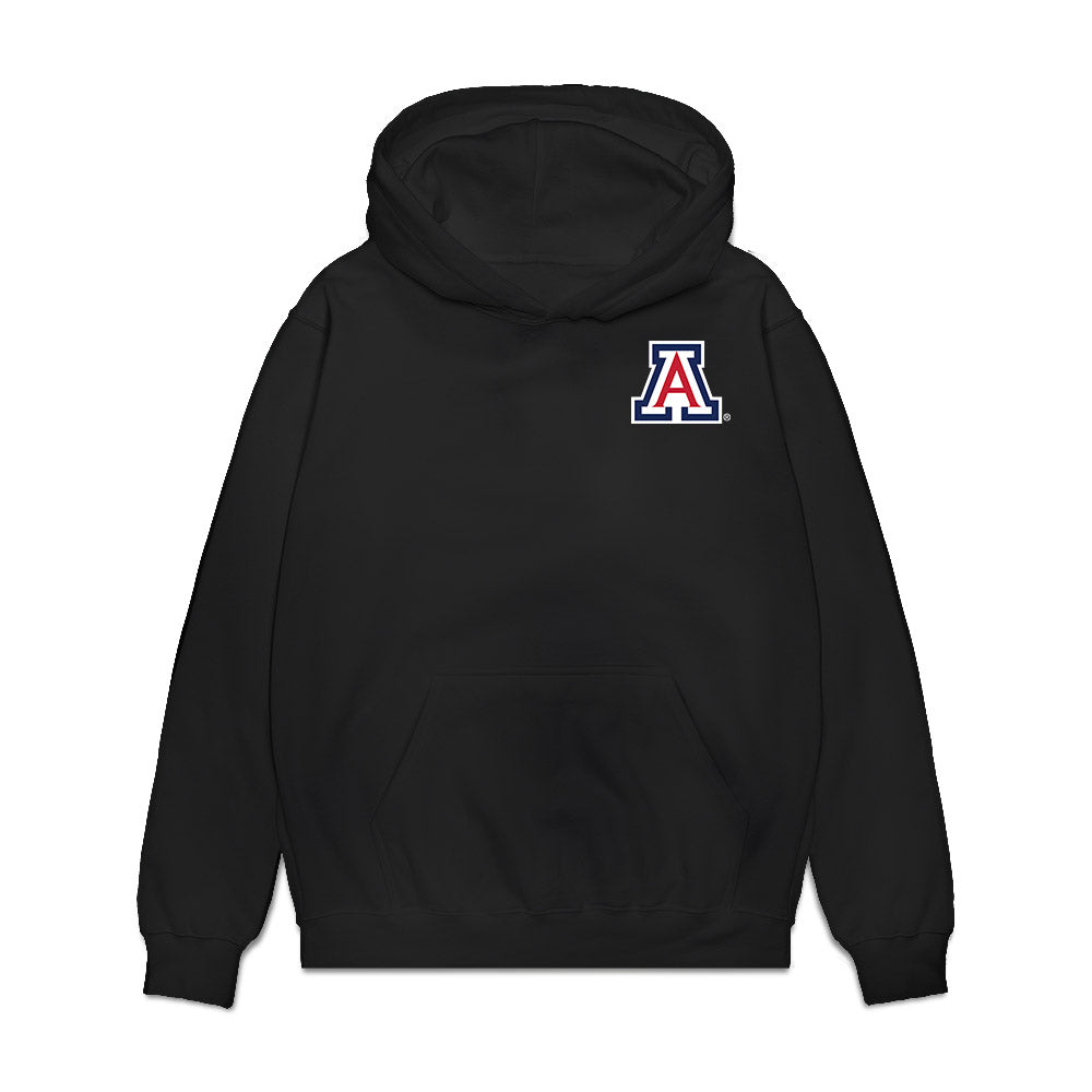 Arizona - NCAA Men's Basketball : Koa Peat - Legacy Premium Hooded Sweatshirt-0