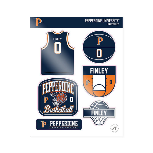 Pepperdine - NCAA Women's Basketball : Ivory Finley - Sticker Sheet-0