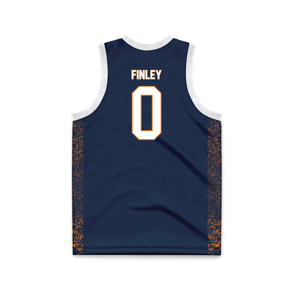 Pepperdine - NCAA Women's Basketball : Ivory Finley - Blue Basketball Jersey-1
