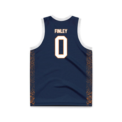 Pepperdine - NCAA Women's Basketball : Ivory Finley - Blue Basketball Jersey-1