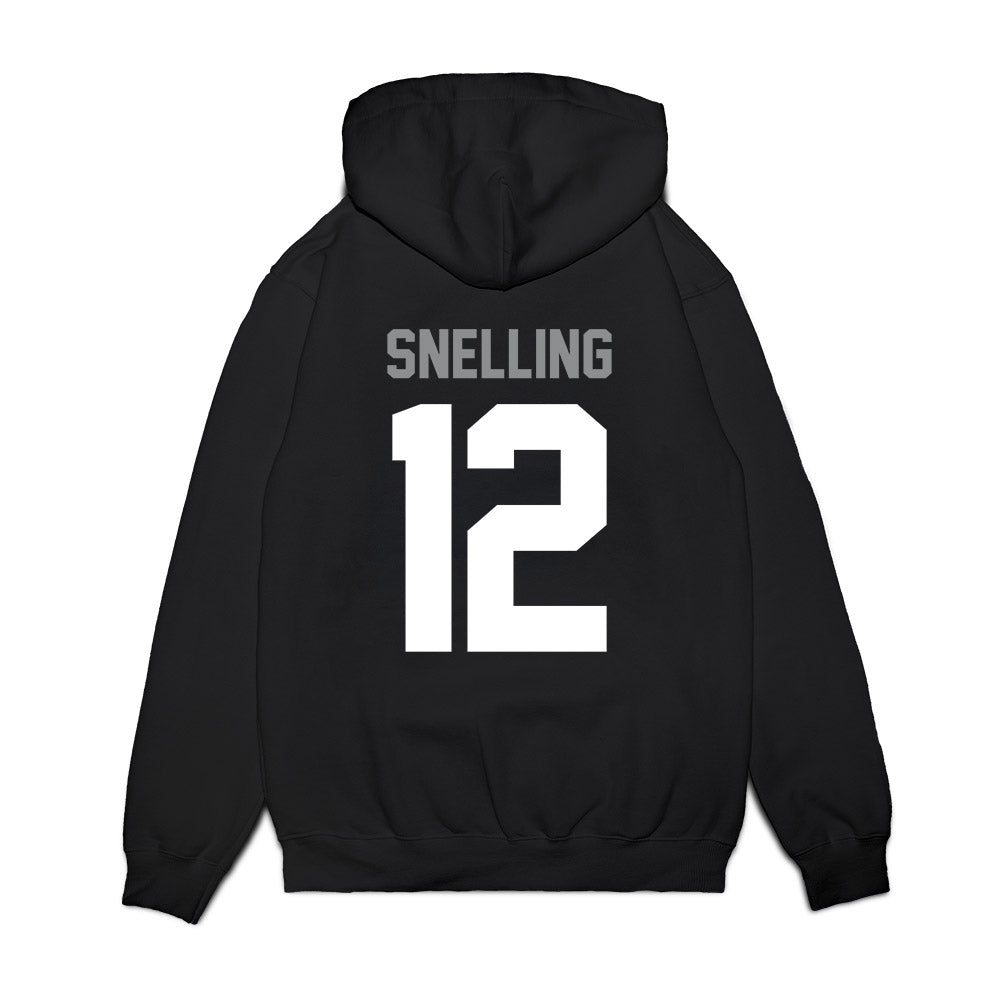 Nevada - NCAA Football : Bryson Snelling - Vintage Football Premium Hooded Sweatshirt-1