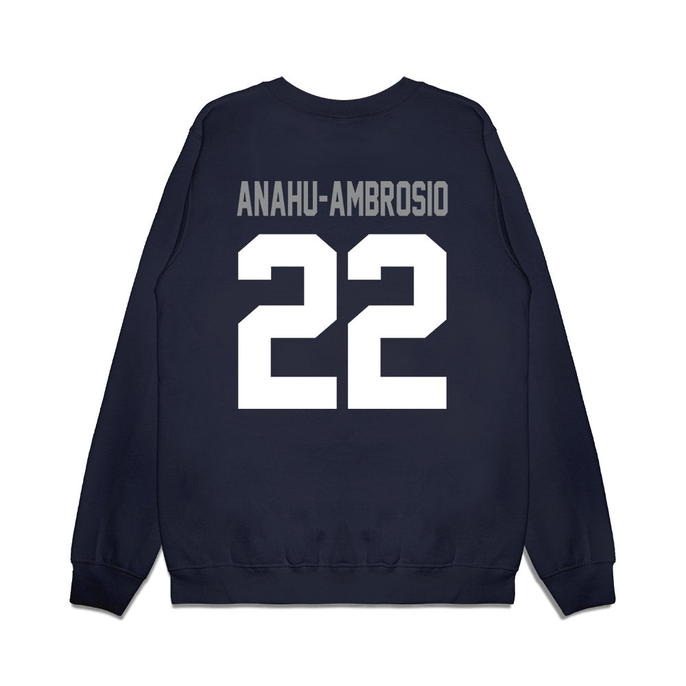 Nevada - NCAA Football : Zedekiah Anahu-Ambrosio - Vintage Football Premium Crewneck Sweatshirt-1