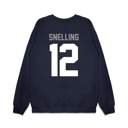 Nevada - NCAA Football : Bryson Snelling - Vintage Football Premium Crewneck Sweatshirt-1