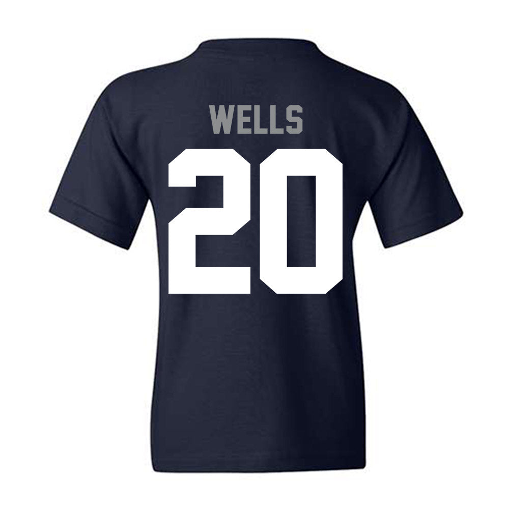 Nevada - NCAA Football : Cody Wells - Vintage Football Youth T-Shirt-1