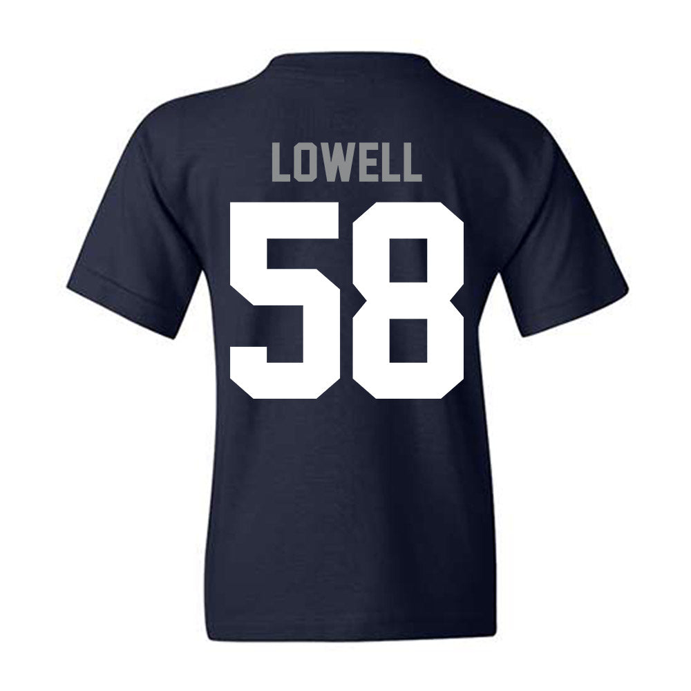 Nevada - NCAA Football : Ethan Lowell - Vintage Football Youth T-Shirt-1