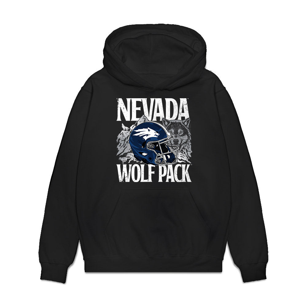 Nevada - NCAA Football : Eli Gilmour - Vintage Football Premium Hooded Sweatshirt-0