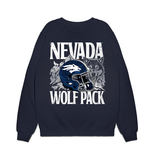 Nevada - NCAA Football : Darren Schmitt - Vintage Football Premium Crewneck Sweatshirt-0