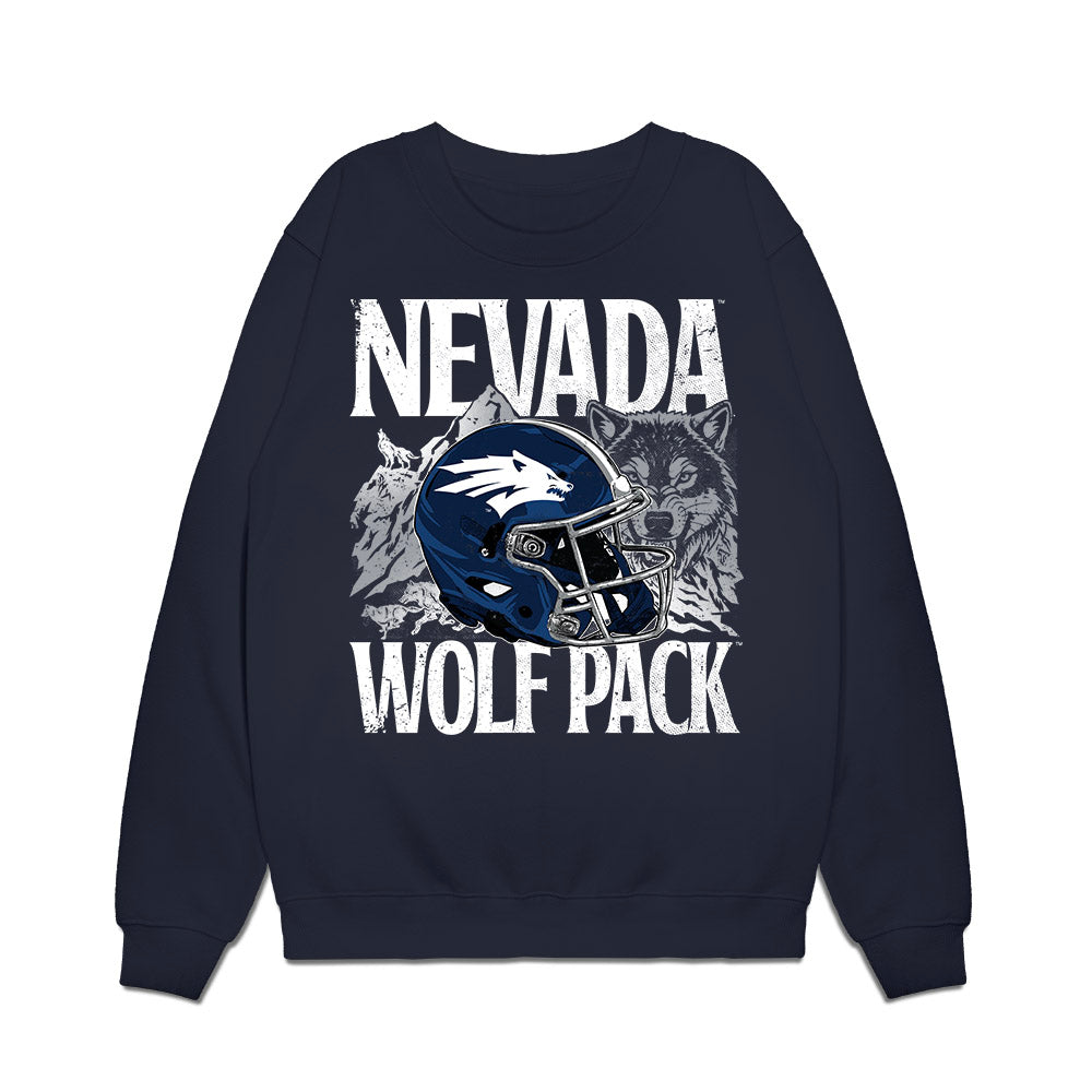 Nevada - NCAA Football : Jordan Brown - Vintage Football Premium Crewneck Sweatshirt-0