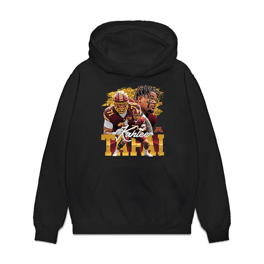Minnesota - NCAA Football : Kahlee Tafai - Collage Premium Hooded Sweatshirt-0