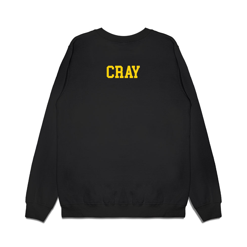 Delaware - NCAA Women's Track & Field : Amber Cray - Premium Crewneck Sweatshirt-1