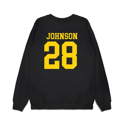 Delaware - NCAA Men's Soccer : Mikey Johnson - Premium Crewneck Sweatshirt-1