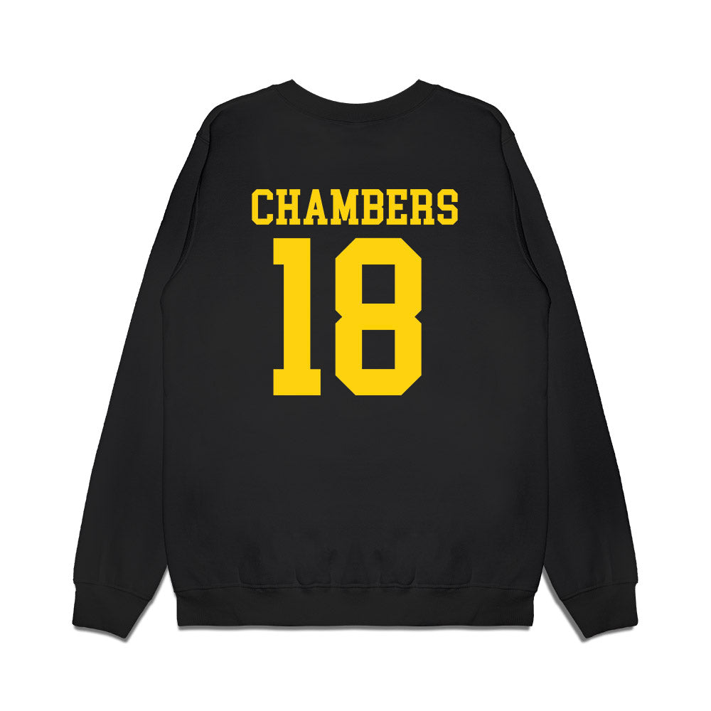 Delaware - NCAA Softball : Morgan Chambers - Premium Crewneck Sweatshirt-1