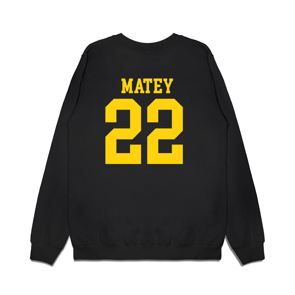 Delaware - NCAA Women's Lacrosse : Mary Matey - Premium Crewneck Sweatshirt-1