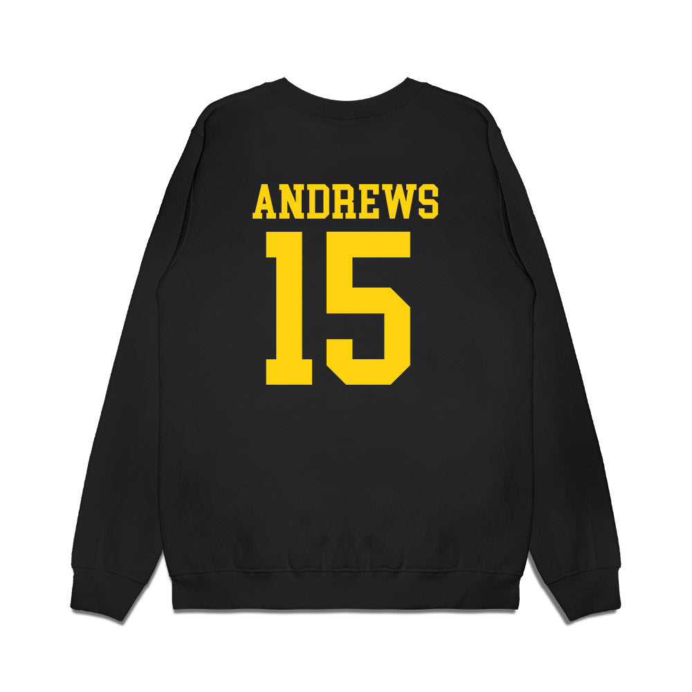Delaware - NCAA Women's Basketball : Ava Andrews - Premium Crewneck Sweatshirt-1