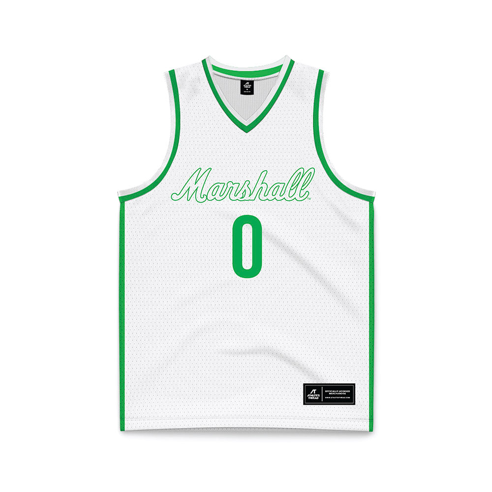 Marshall - NCAA Women's Basketball : timberlynn yeast - White Basketball Jersey-0