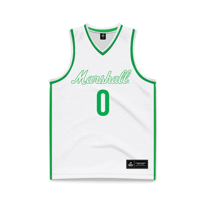 Marshall - NCAA Women's Basketball : timberlynn yeast - White Basketball Jersey-0