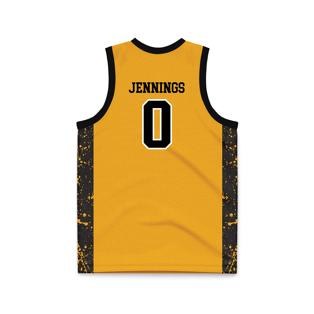 VCU - NCAA Men's Basketball : Brandon Jennings - Gold Basketball Jersey-1