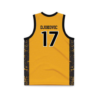 VCU - NCAA Men's Basketball : Lazar Djokovic - Gold Basketball Jersey-1