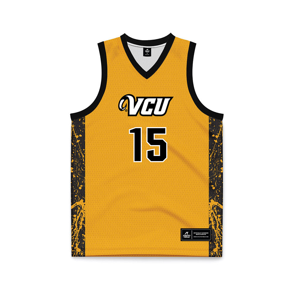VCU - NCAA Men's Basketball : Tyrell Ward - Gold Basketball Jersey-0